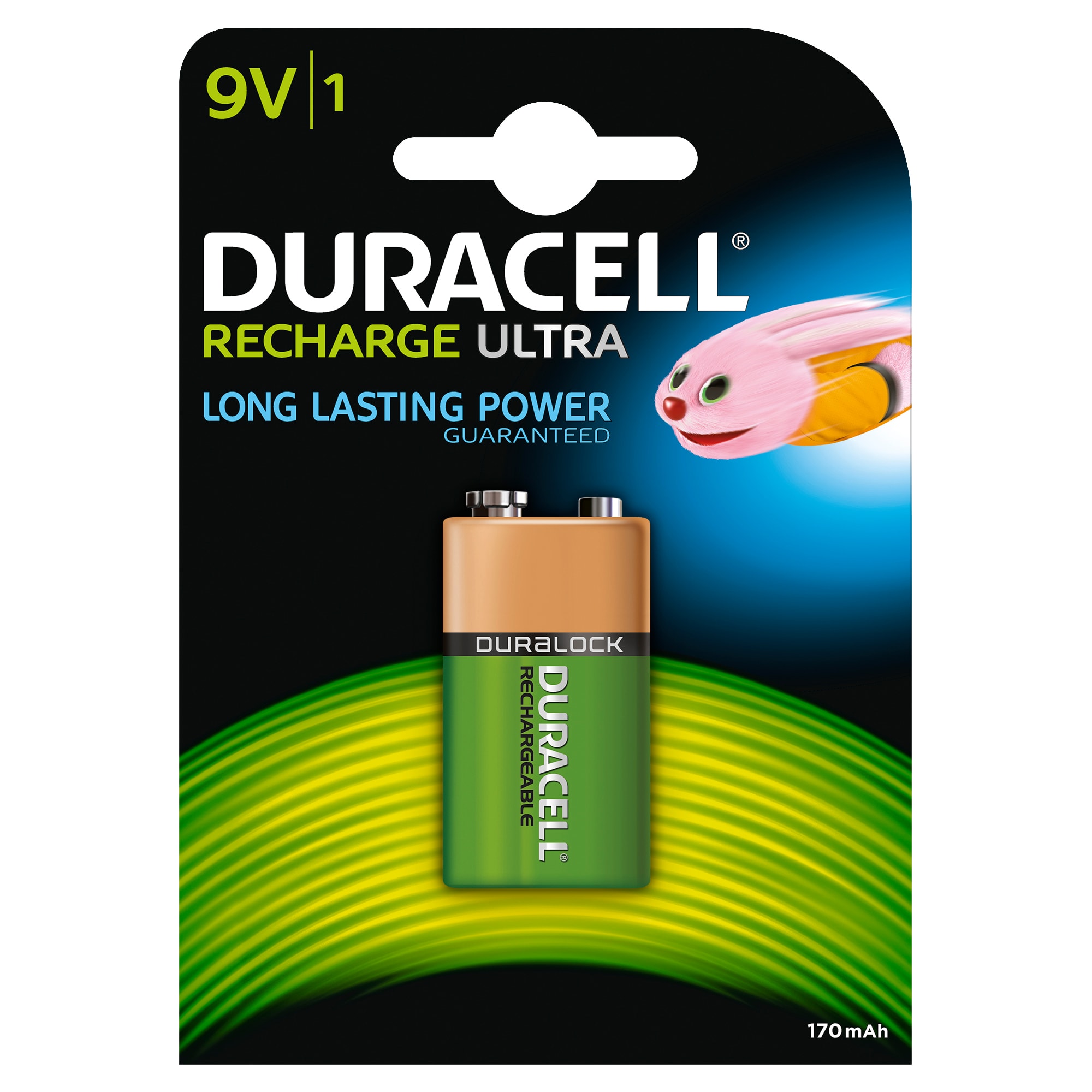Duracell - Duracell oppladbart batteri HR09V 9V 170mAh - 1pk