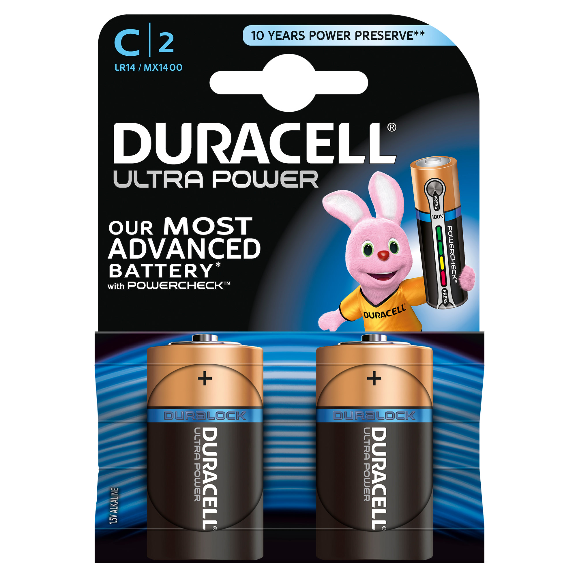 Duracell - Duracell batteri PLUS POWER LR14 C - 2pk