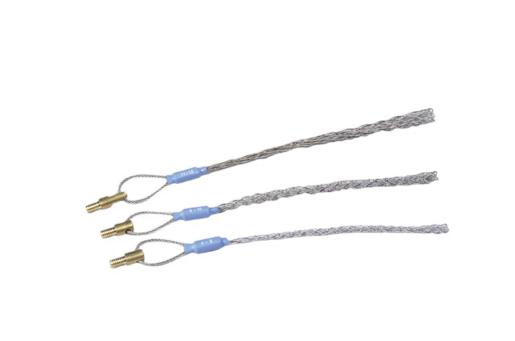 HellermanTyton - CS 3 stk 4-15mm trekkstrømper som griper rundt kabelen og fester den til stengene