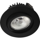 Unilamp - Juno Cob+ 10W IP44 Matt Sort LED downlight Ra95