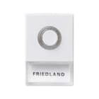 Friedland by Honeywell - RINGEKNAPP D723W PUSHLITE HVIT FRIEDLAND