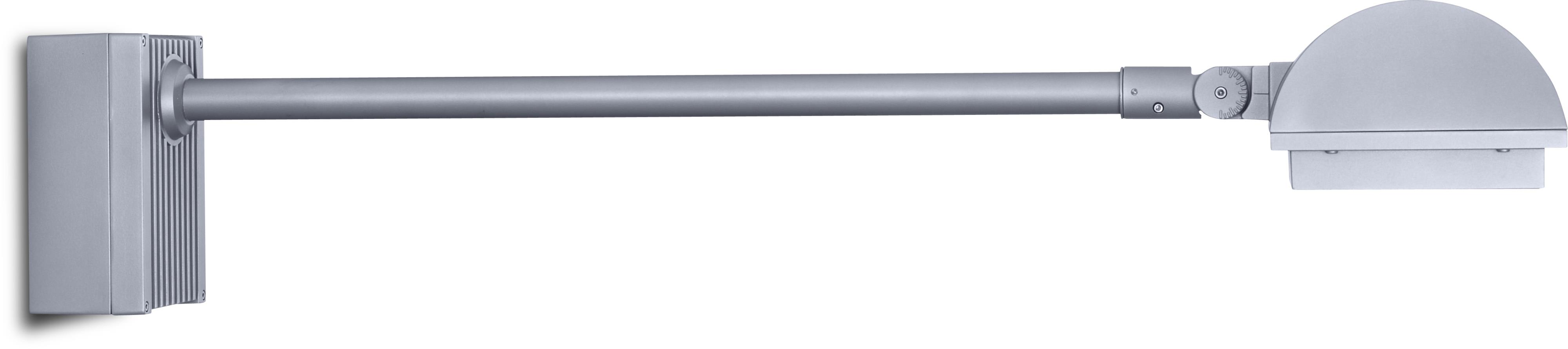 Unilamp - Fin Arm LED 54W Grafitt, skiltlyskaster
