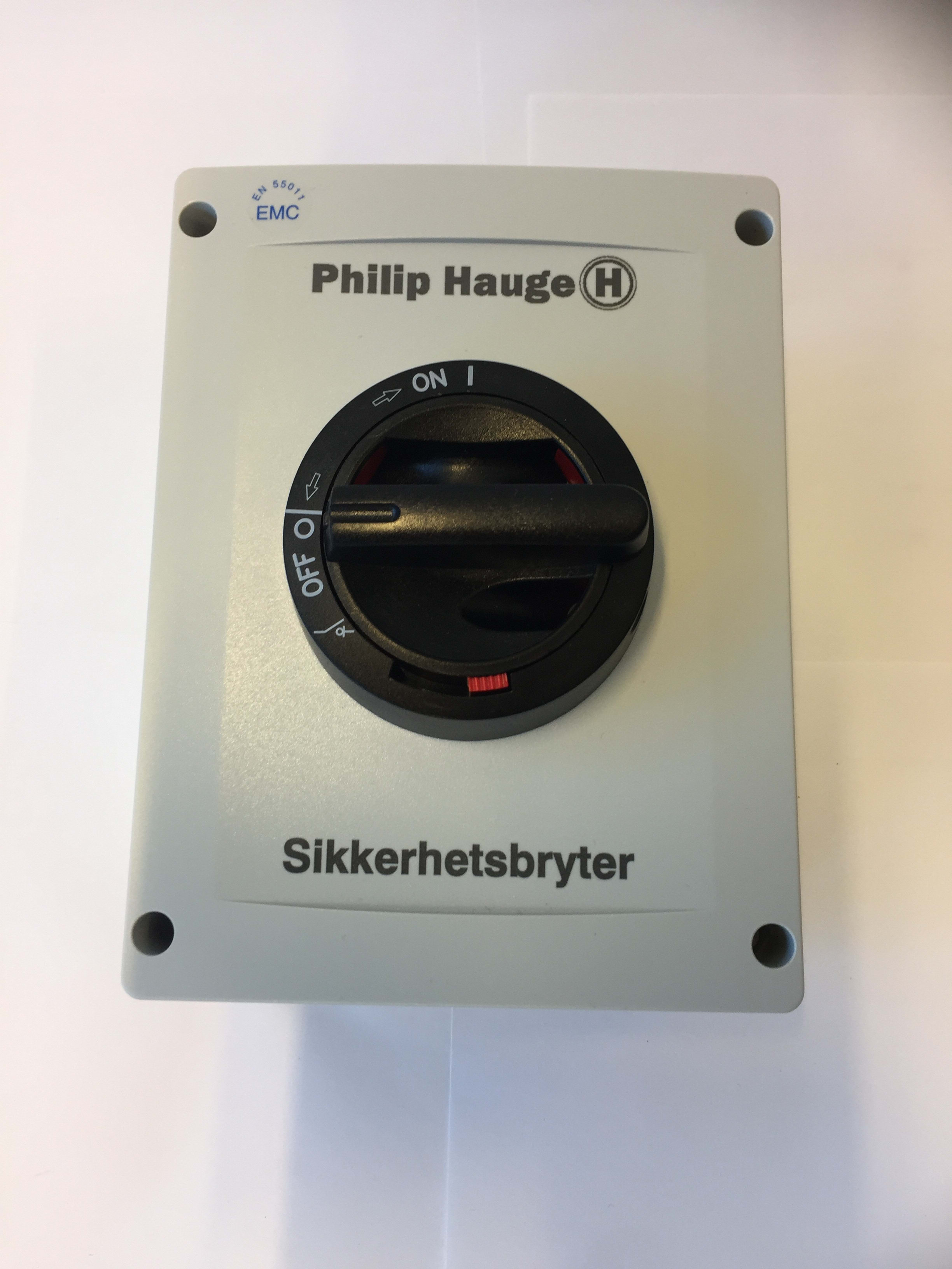 Philip Hauge - Sikkerhetsbryter HAUGE KUM 380U1.V/EMC IP66 U4