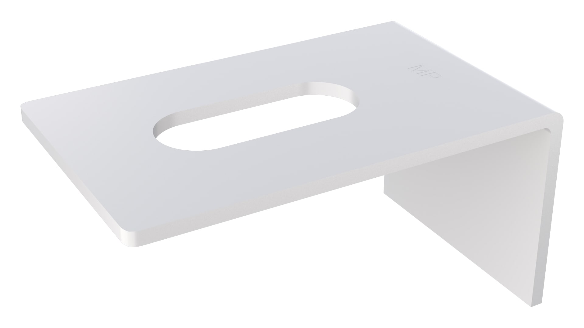 MP Bolagen - Låsebrikke Hvit MP-914V (bærekonsoll/stige)