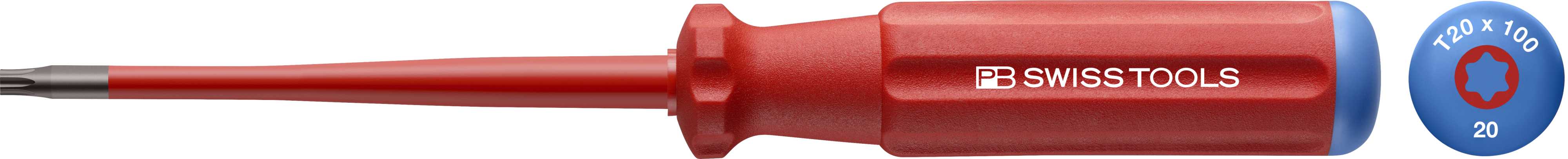 PB SWISS TOOLS - Skrutrekker 1000V Slim TX 20 x 100mm