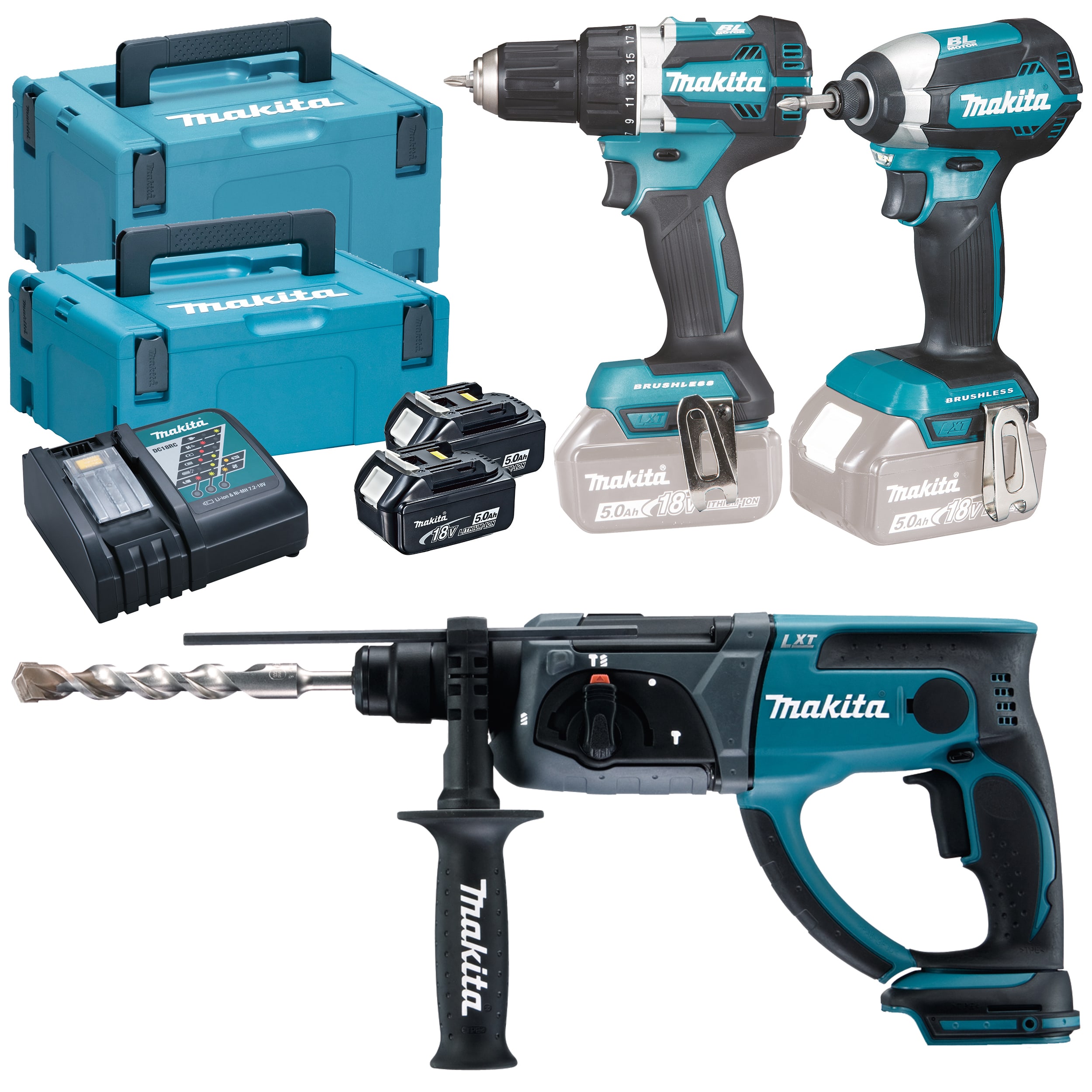 Makita - Combokit 18V ELX300V