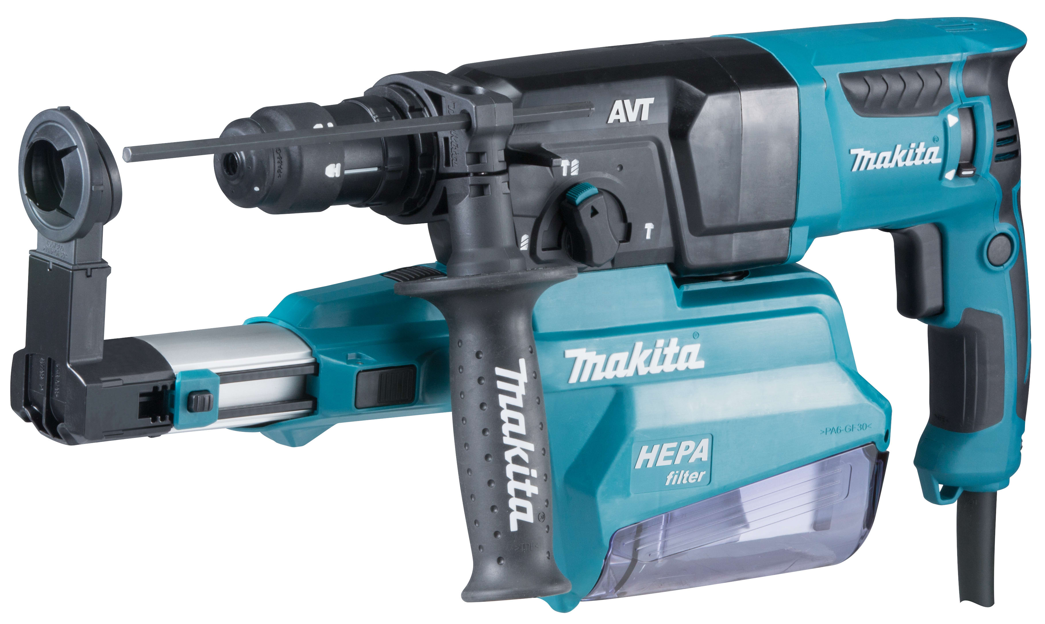 Makita - Borhammer m/støvavsug 800W