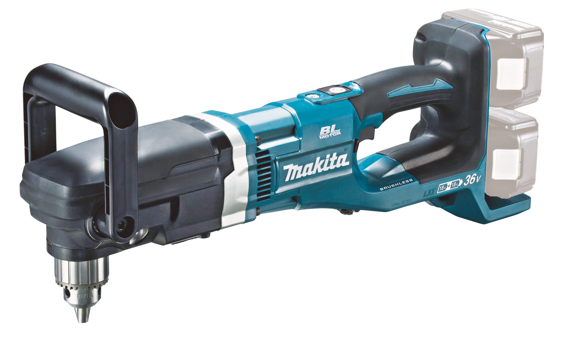 Makita - Vinkelbormaskin 36V DDA460ZK