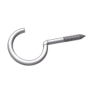 ESSVE - SKRUEKROK 50X14X3,4MM 6PK 520113 BLANKFORSINKET