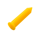 Castor - Gulplugg 5,5mm, Spikerplugg CP-Gul 5,5