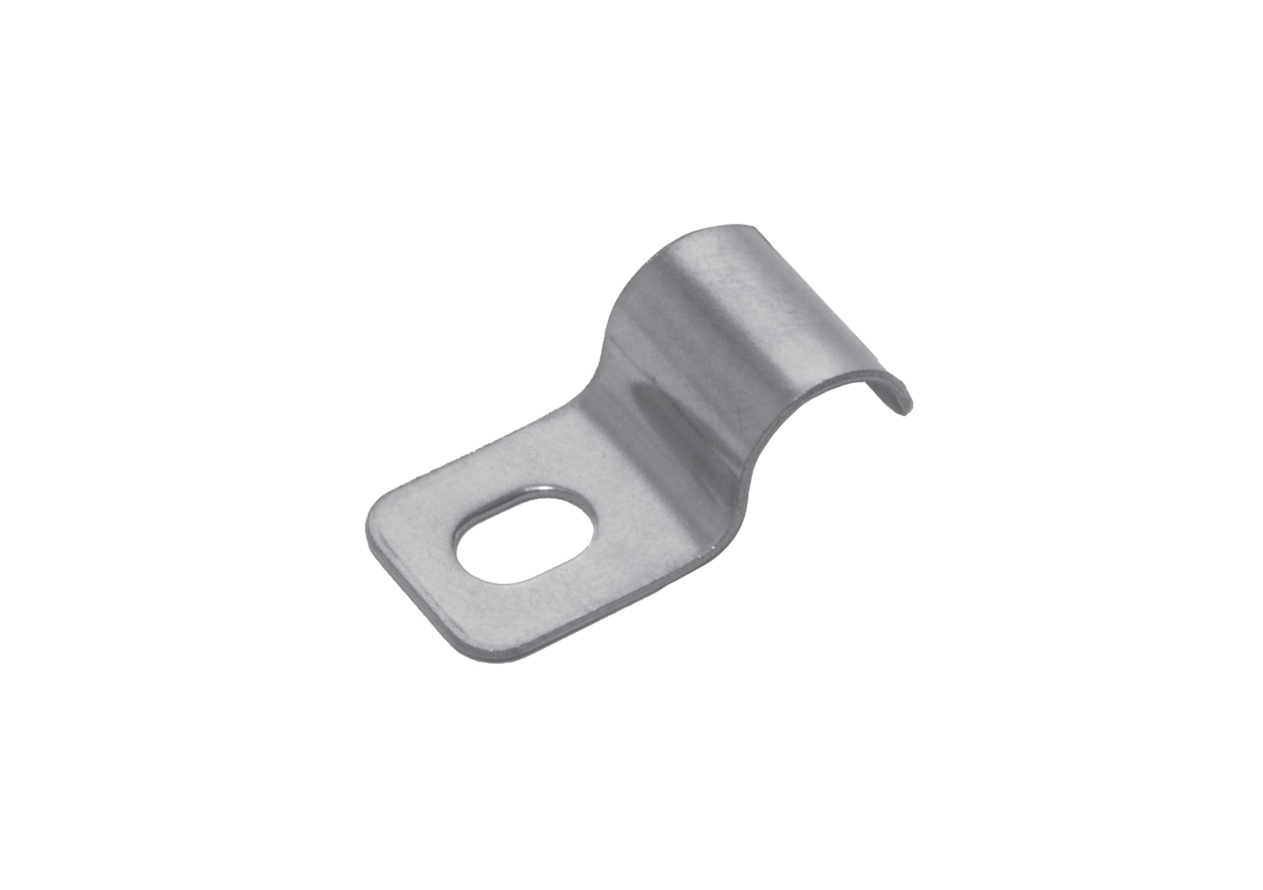 Pexymek - Sadel enkelt feste Ø 16mm, S1-1x16 Halvsadel. Rustfritt stål