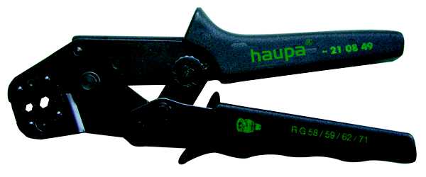 Haupa - Krympetang for coax plugger