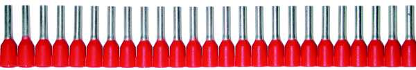 Haupa - Isolert endehylse 0,34x8mm, stripsformat