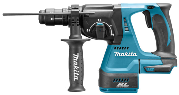 Makita - BORHAMMER 18V BØRSTELØS Borhammer 18V SDS+ og norm. c
