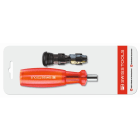 PB SWISS TOOLS - Skrutrekker med magnet og 8stk bits i håndtaket