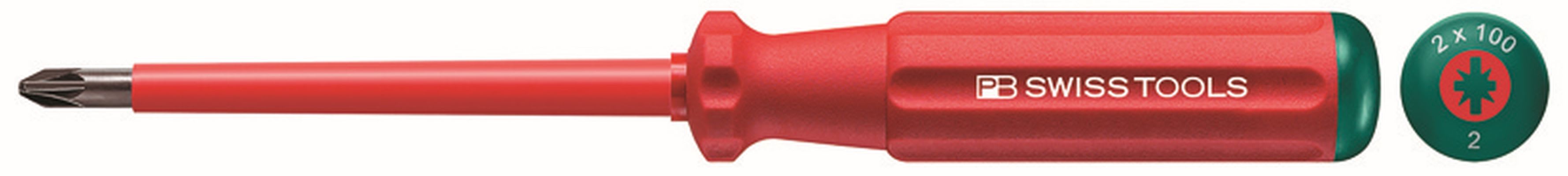 PB SWISS TOOLS - Skrutrekker 1000V PZ/FL 2x100mm