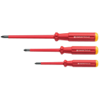 PB SWISS TOOLS - Skrutrekkersett 1000V 6stk trekkere Flat/PZ