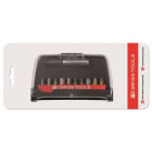 PB SWISS TOOLS - Bitssett 10 div bits 25mm med bitsholder og magnet