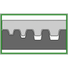 Haupa - Krympebakk X-crimp, for endehylse 0,5-4mm²