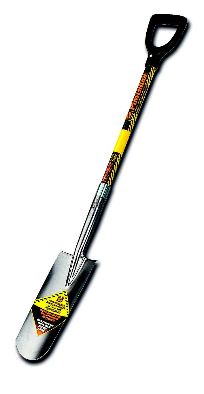 Structron - Grøftespade m/glassfiberskaft