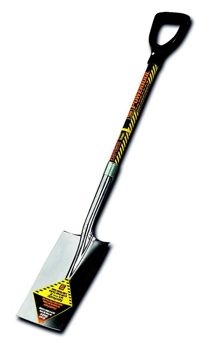 Structron - Hagespade med glassfiberskaft