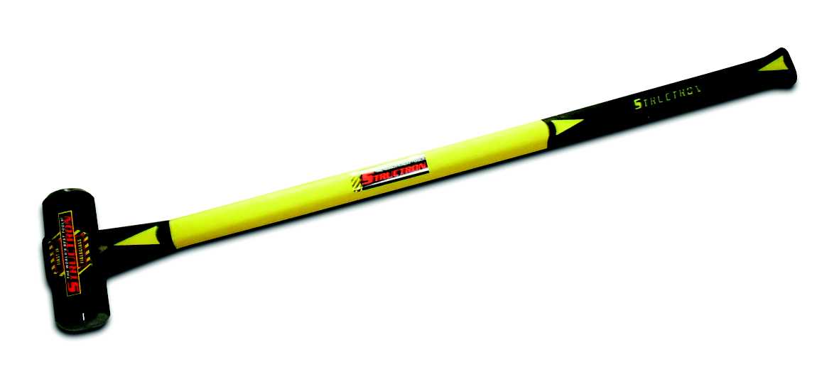 Structron - Slegge 4kg, med softgrip og glassfiberskaft