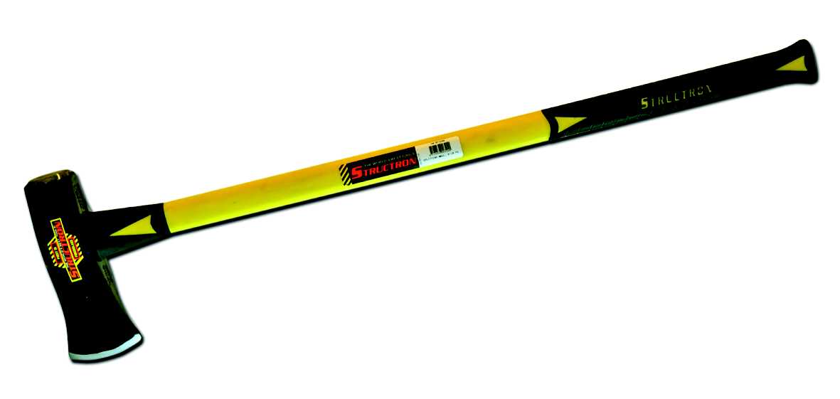 Structron - Klyvøks 4,7kg med glassfiberhåndtak og softgrip