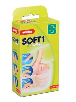 Snögg - Plaster Soft1, limfritt 6cm x 1m