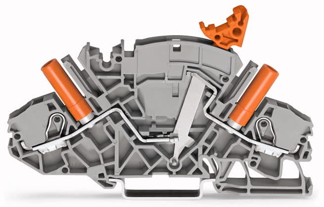 WAGO - 2-leder skille-/testklemme f.eks., strømmålekretser med