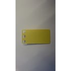 WAGO - Merkekort;plastikk;gul