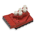 WAGO - Forsyningsmodul;5 x 2,5 mm² + 2 x 1,5 mm²;5-polet;rød