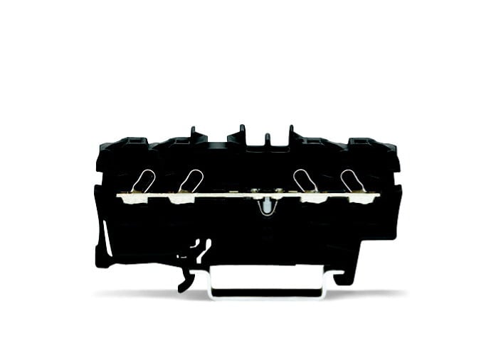 WAGO - 4-leder gjennomgående rekkeklemme;2,5 mm²;egnet for Ex e II anvendelser;sort