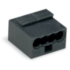 WAGO - MICRO PUSH WIRE®-kopling for fordelingsbokser;for massive ledere;maks 0,8 mm Ø;mørkegrå