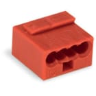 WAGO - MICRO PUSH WIRE®-kopling for fordelingsbokser;for massive ledere;maks 0,8 mm Ø;rød