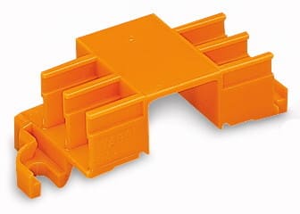WAGO - Montasjebærer;for 6 tilkoplinger;243-Serien;oransje