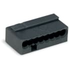 WAGO - MICRO PUSH WIRE®-kopling for fordelingsbokser;for massive ledere;maks 0,8 mm Ø;mørkegrå