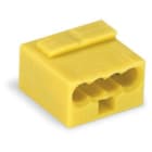 WAGO - MICRO PUSH WIRE®-kopling for fordelingsbokser;for massive ledere;maks 0,8 mm Ø;gul