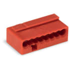 WAGO - MICRO PUSH WIRE®-kopling for fordelingsbokser;for massive ledere;maks 0,8 mm Ø;rød