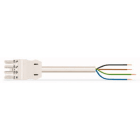 WAGO - Kabel 1m 4x1,5 Sokkel/Åpen Hv -