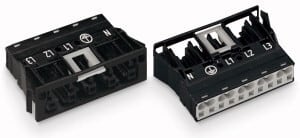 WAGO - Sokkel Snap-in 5p Grå -