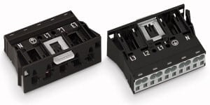 WAGO - Plugg Snap-in 5p Hvit -