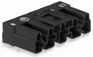 WAGO - Printkort Plugg Horis. 5p Grå -