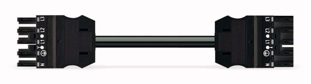 WAGO - Kabel 5m 5x1,5 Sokkel/Plugg Sv -