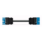 WAGO - Kabel 1m 5x1,5 Sokkel/Plugg DA -