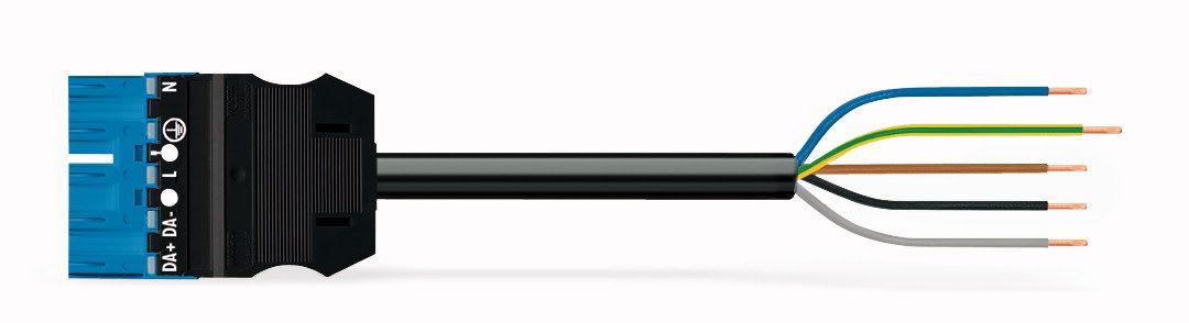WAGO - Kabel 1m 5x1,5 Plugg/Åpen DA -