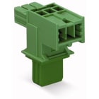 WAGO - Fordeler T 1inn/2ut KNX Grønn -