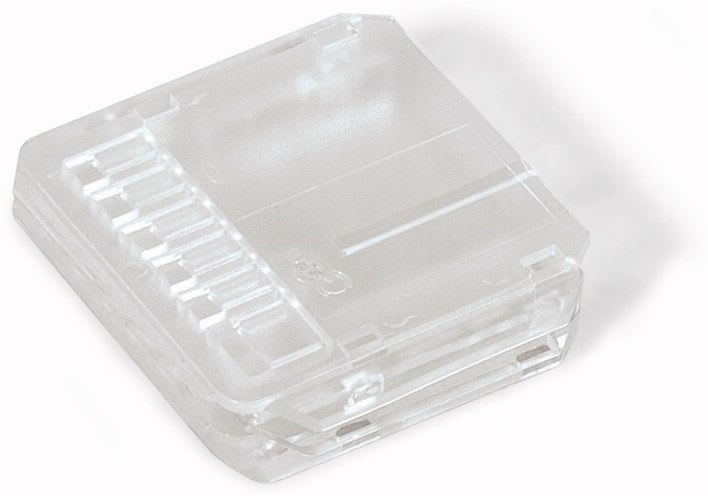 WAGO - Endedeksel for flatkabel;for flat kabel 5 x 2,5 mm² + 2 x 1,5 mm²;plastikk;gjennomsiktig