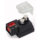 WAGO - Forsyningsmodul;for flat kabel;2-polet;sort