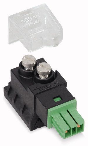 WAGO - Forgreningsmodul;for flat kabel;2-polet;grønn