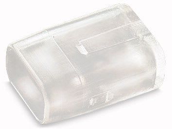 WAGO - Endedeksel for flatkabel;for flatkabel 2 x 1,5 mm²;plastikk;gjennomsiktig